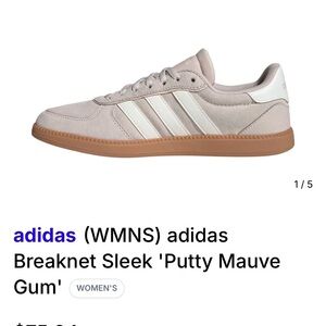 Adidas Women’s Breaknet Sleek Putty Mauve Sneakers